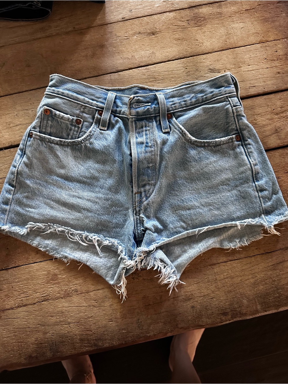 Light Blue Denim 501 Levi’s Shorts - Women